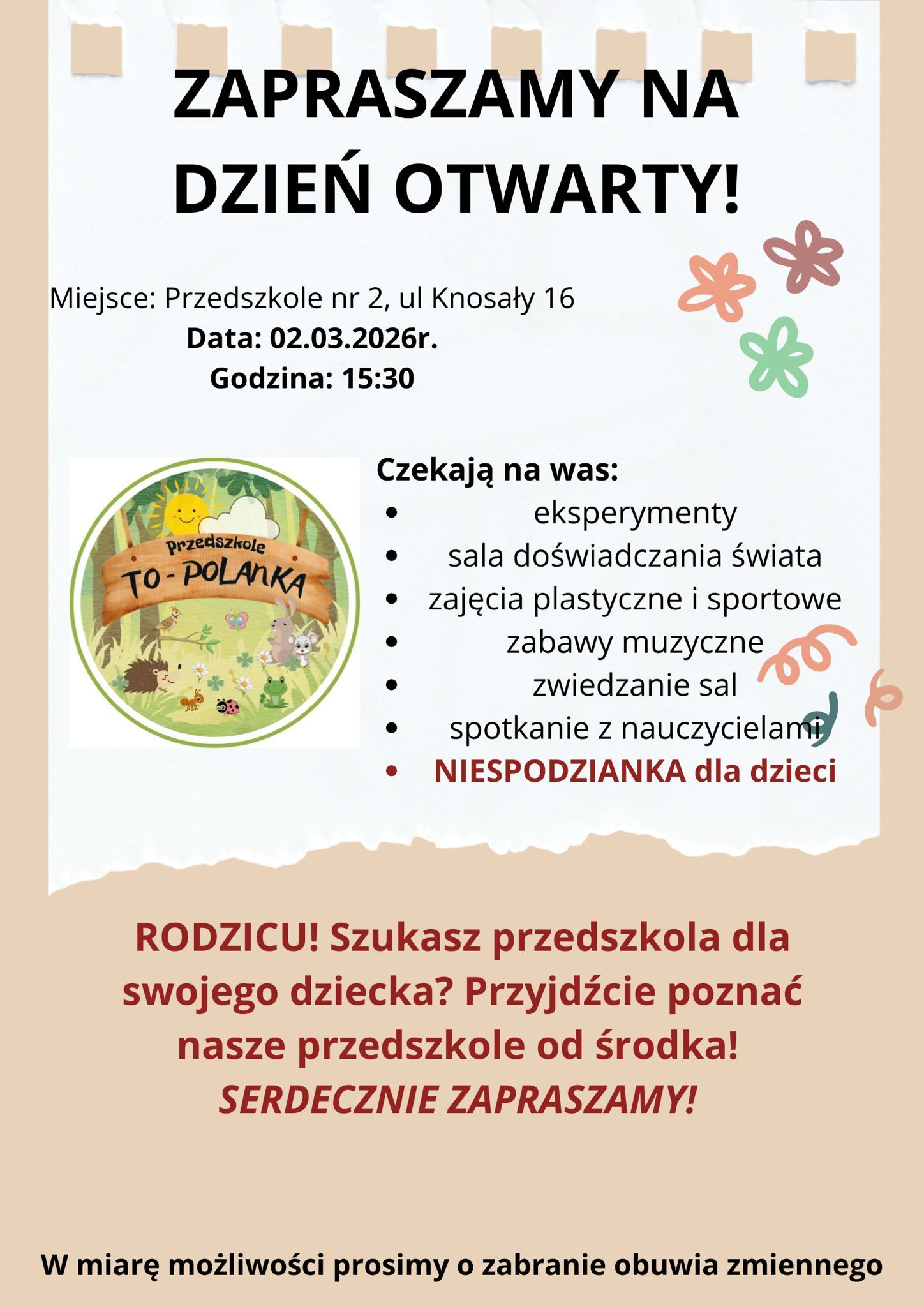 Dzień Otwarty w Przedszkolu nr 2